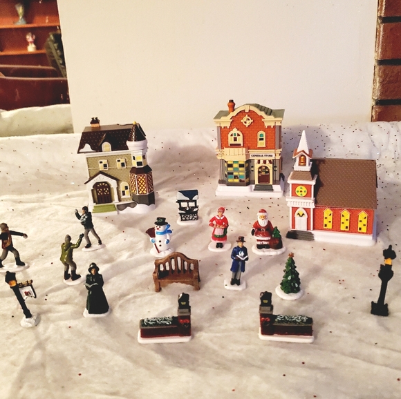 Cobblestone, Holiday, Cobblestone Corners Christmas Village